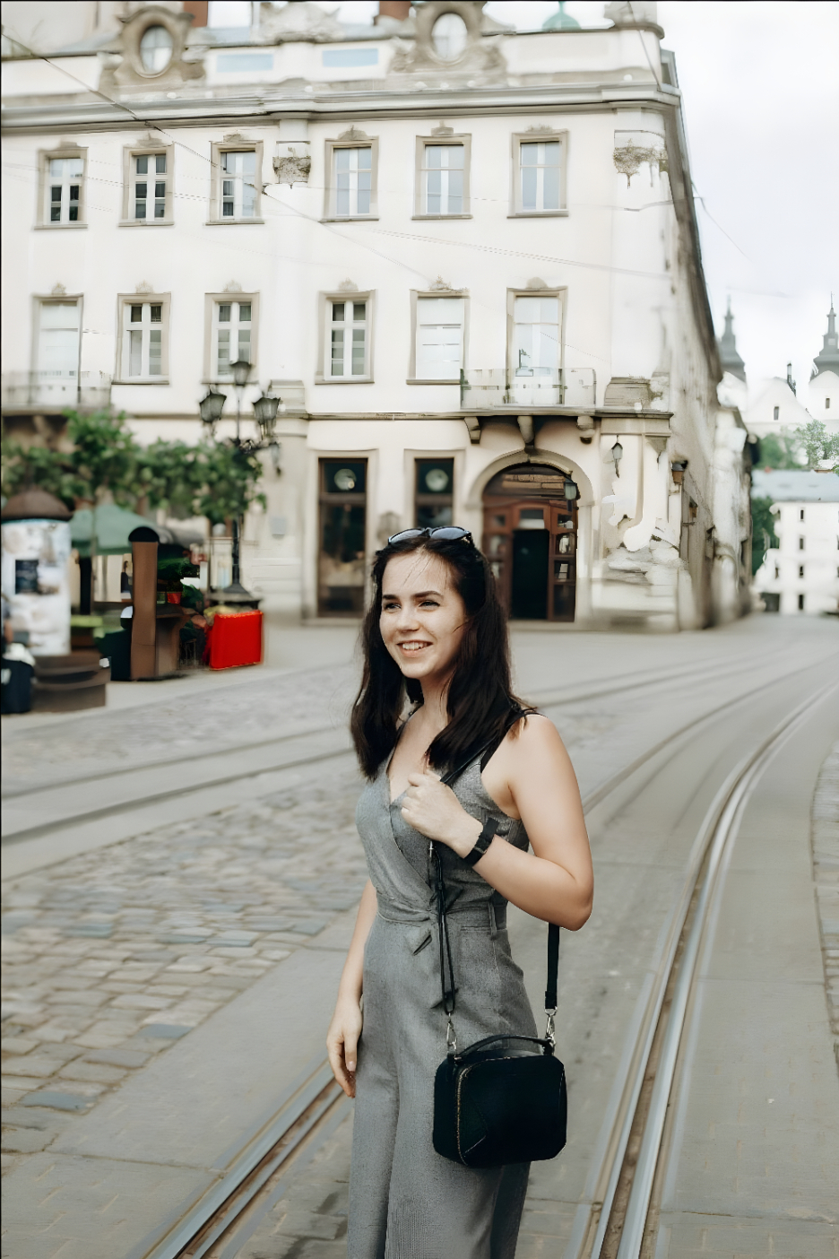 AI processed photo without background people